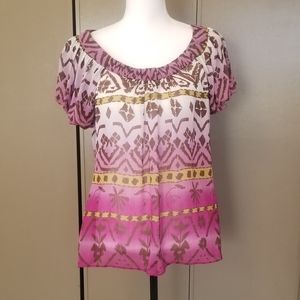 Capped gathered sleeves